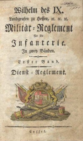 1: Dienst-Reglement