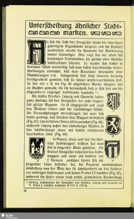 Unterscheidung ähnlicher Stadtmarken