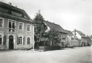 Mohorn-Herzogswalde (Kreis Freital). Freiberger Straße im Oberdorf