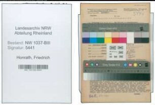 Entnazifizierung Friedrich Honrath , geb. 21.07.1895 (Autoschlosser)