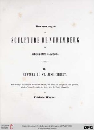 Des ouvrages de sculpture de Nuremberg du moyen-âge