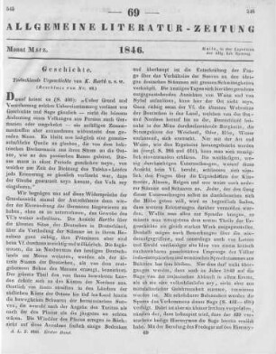 Barth, C. K.: Teutschlands Urgeschichte. 2. Aufl. Bd. 1-4. Erlangen: Palm & Enke 1840-43 (Beschluss von Nr. 68.)