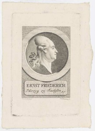 Bildnis des Ernst Friedrich zu Sachsen