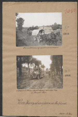 Proviantkolonne auf rußischen Morast