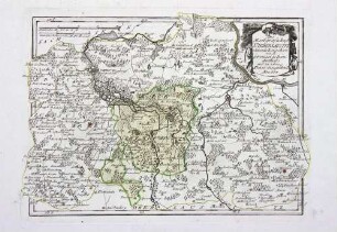 Karte der Niederlausitz