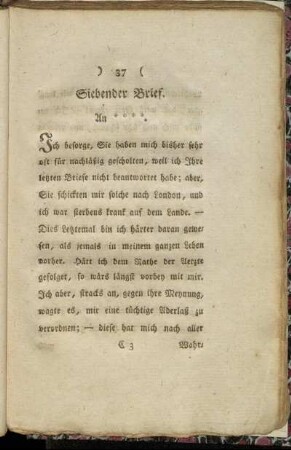 Siebender Brief.