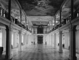 Ochsenhausen. Ehemalige Benediktiner-Reichsabtei. Bibliothek (1785/1789; J. Huber, T. Schaidhauf)