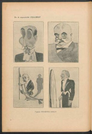 Figuras presidenciables : De la exposición Columba