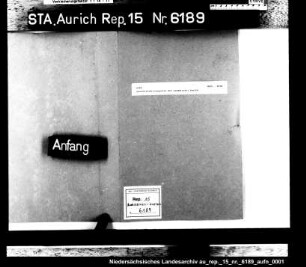 Seeschiffahrtsregister der Landdrostei Aurich