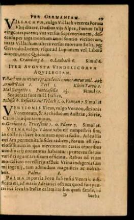 Iter Augusta Vindelicorum Aquilegiam