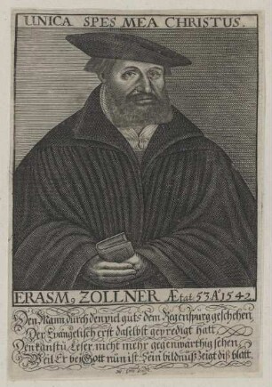 Bildnis des Erasmus Zollner