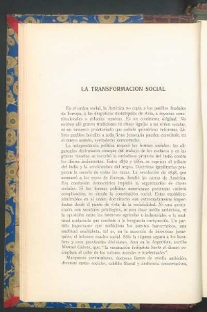 La transformación social