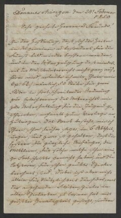 Brief an B. Schott's Söhne : 24.02.1850