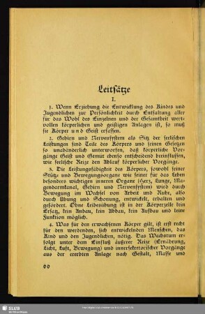 Leitsätze