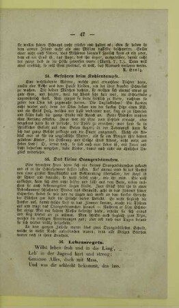 56. Lebensregeln
