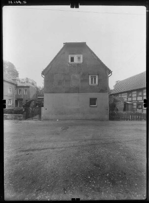 Meißen-Altstadt, Hintermauer 6. Wohnhaus (Bezeichnung 1816). Straßenfront