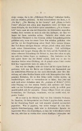 Jacob Thomson, ein vergessener Dichter des achtzehnten Jahrhunderts