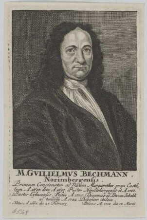 Bildnis des Gvilielmvs Bechmann