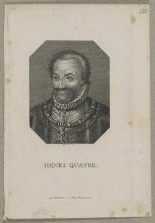 Bildnis des Henri Quatre, König von Frankreich