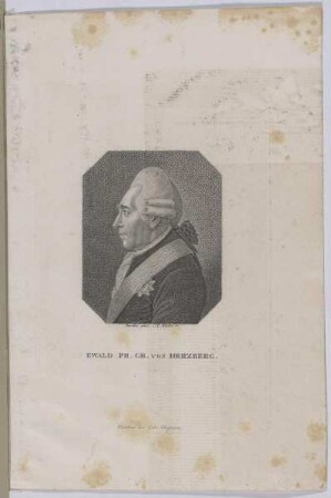 Bildnis des Ewald Fr. Gr. von Herzberg