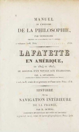 Manuel De L'Histoire De La Philosophie ...