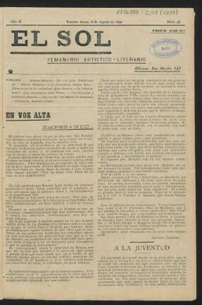 A la juventud