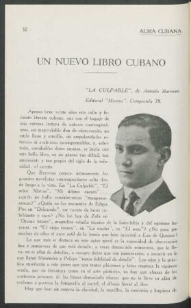 Un Nuevo Libro Cubano - "La Culpable"