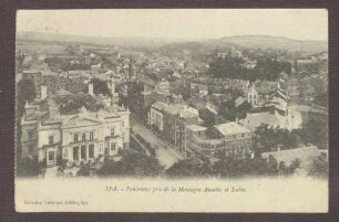 Postkarte, Motiv aus Spa, von Constantin Fehrenbach an Wilhelm Rosset,