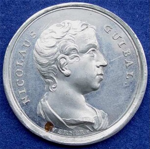 Medaille auf Nicolaus Guibal