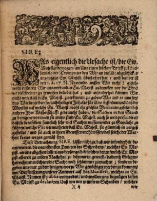 Copia Abermahligen Schreibens Ihr. Hochmög. der Herren General Staaten der Vereinigten Niederlanden An Ihr Königl. Majestät von Groß-Brittanien