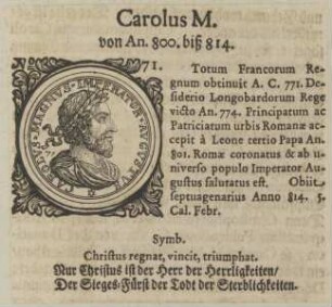 Bildnis des Carolus M.