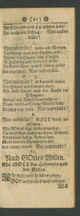 60. Nach GOttes Willen