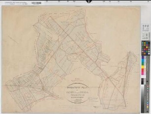 Ottmarsbocholt (Senden) - Ascheberg (Ascheberg), Rinkerode (Drensteinfurt) - Amelsbüren (Münster), Venne (Senden), Vermessung und Teilung der Davert, Operationsplan Sektion VIII Aschebergische Davert