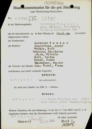 Wagner, Gottfried