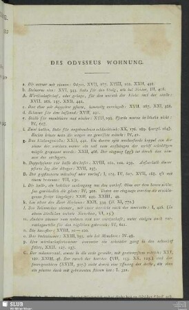 Des Odysseus Wohnung