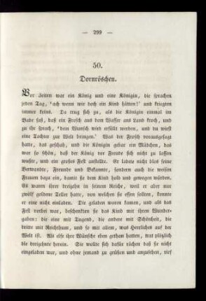 50. Dornröschen.