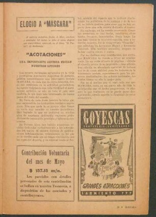 Contribución Voluntaria del mes de mayo