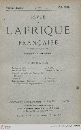 Nr. 26 (Juin 1887)