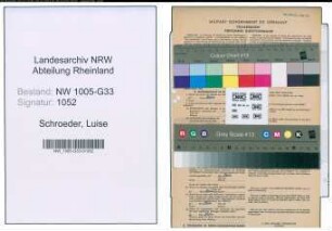 Entnazifizierung Luise Schroeder , geb. 06.02.1885 (Lehrerin)
