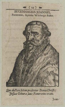 Bildnis des Joannes Bugenhagius