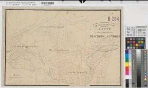 Bottrop (Bottrop), Teilung des Bischofs Sundern, Bl.2 Brouillonkarte