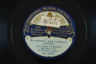Freudvoll und leidvoll / (Beethoven)