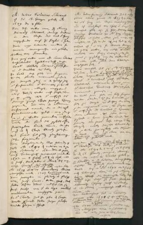29r-30v, Curriculum vitae M. Julius Friedrich Schickart (1679-1735)