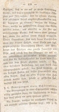 §. 6. Bewegungen einer Schützenlinie.