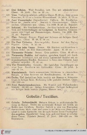 Gobelin/Textilien (Nr. 137-140a)