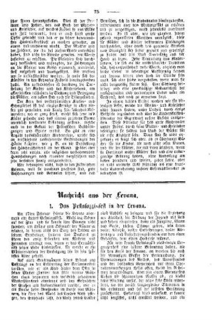 Nachricht aus der Levana