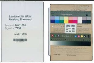 Entnazifizierung Willi Nostiz , geb. 18.03.1887 (Buchhalter)