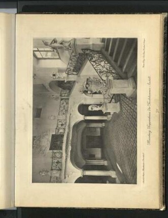 Meersburg. Treppenhaus der Taubstummen-Anstalt