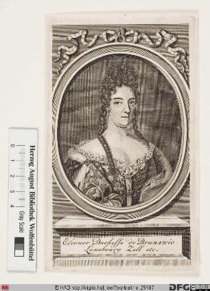 Bildnis Eleonore, Herzogin zu Braunschweig-Lüneburg-Celle, geb. Desmier d'Olbreuse