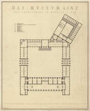 Fick, Roderich; Linz an der Donau (Österreich); Museum - Grundriss